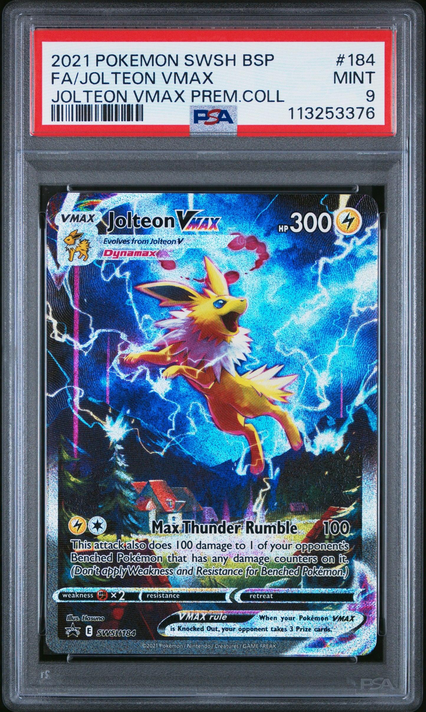 Jolteon Black Star Promo PSA 9 #113253376