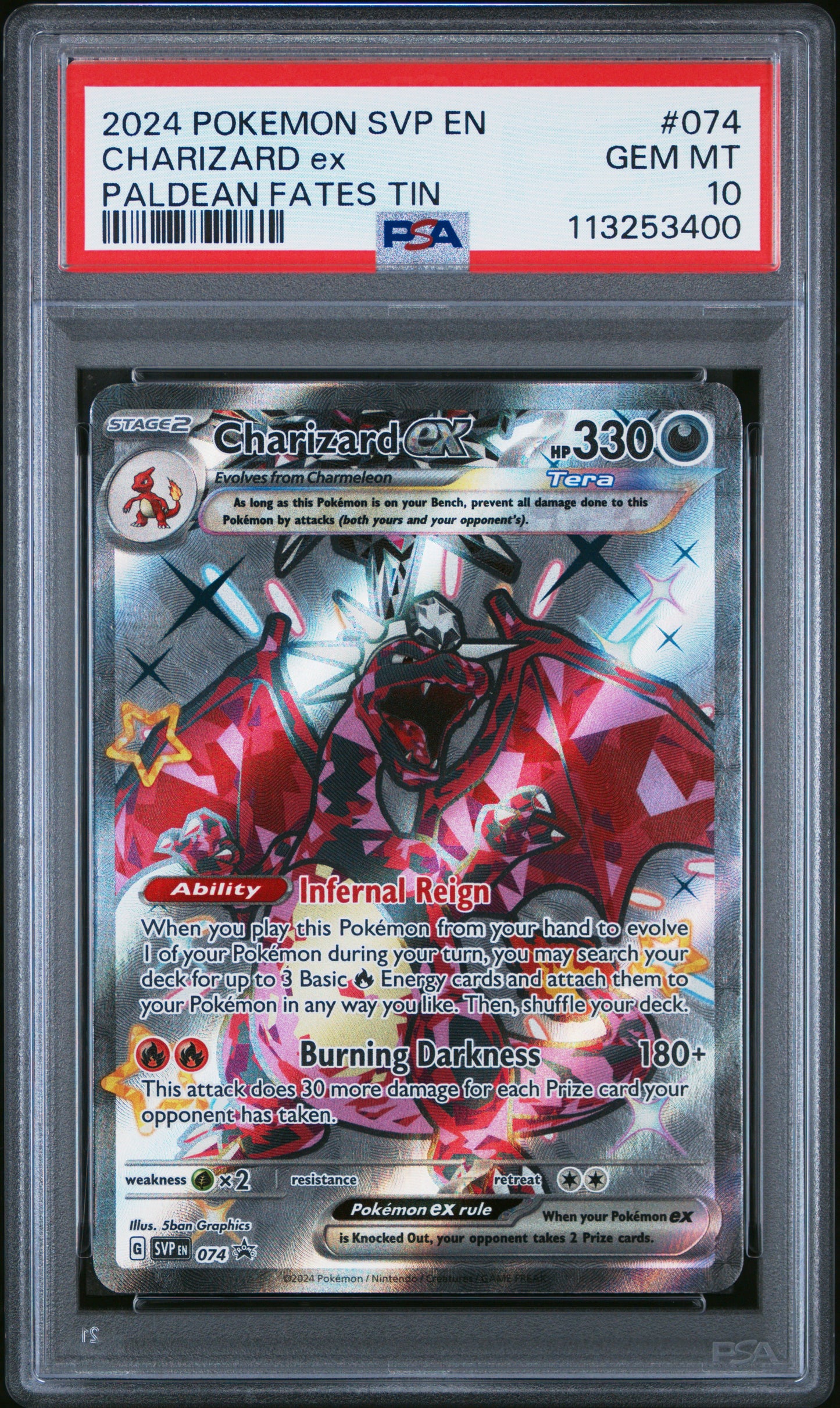 Charizard Black Star Promo PSA 10 #113253400