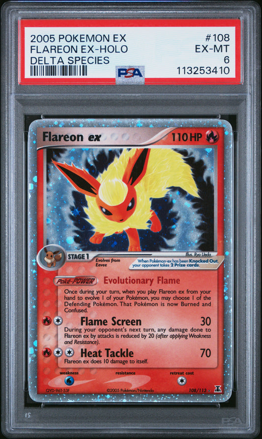 Flareon Delta Species PSA 6 #113253410