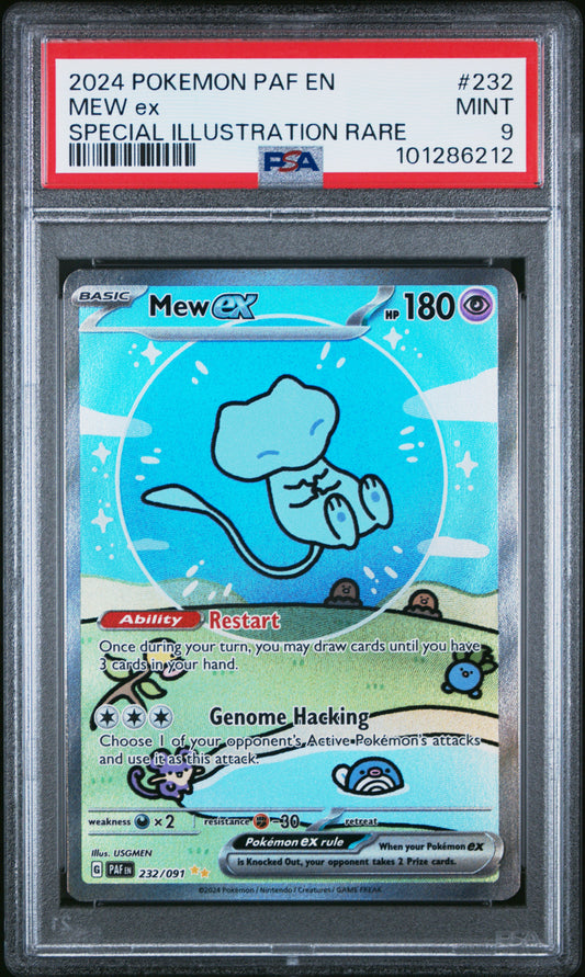 Mew Paldean Fates PSA 9 #101286212