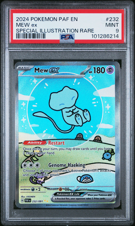 Mew Paldean Fates PSA 9 #101286214