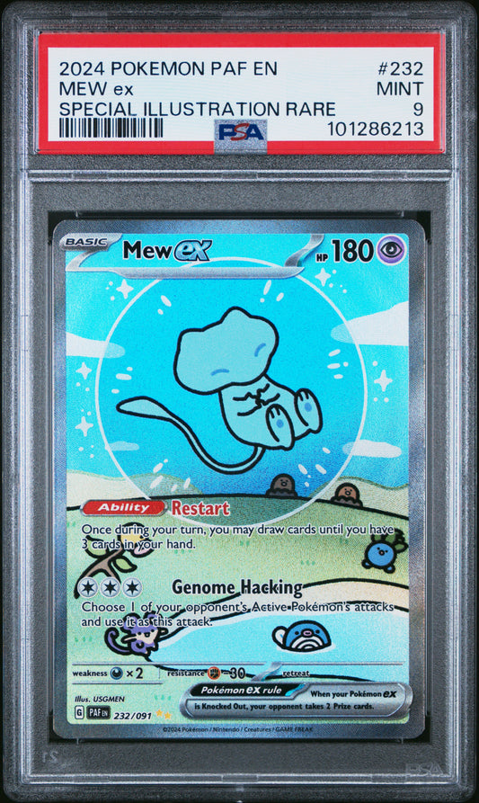 Mew Paldean Fates PSA 9 #101286213
