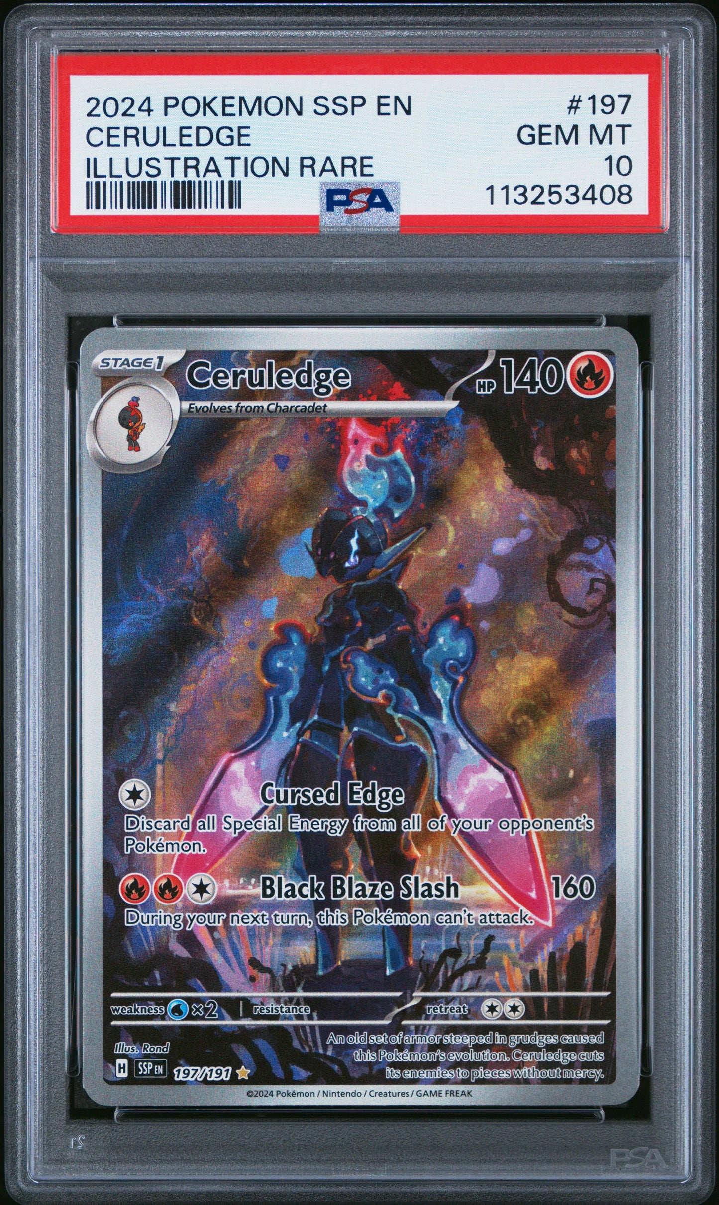 Ceruledge  Surging Sparks PSA 10 #113253408
