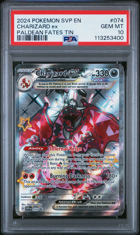 Charizard Black Star Promo PSA 10 #113253400